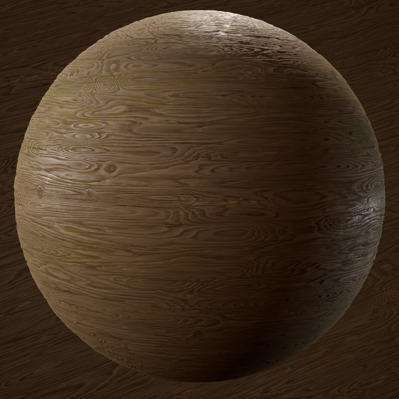 Tileable Wood Material Study
