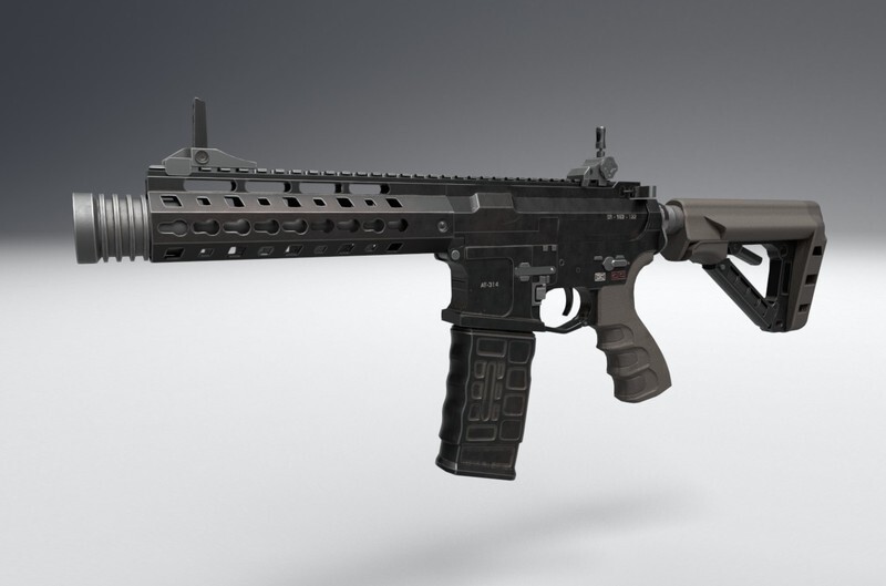 ArtStation - Honey Badger Assault Rifle