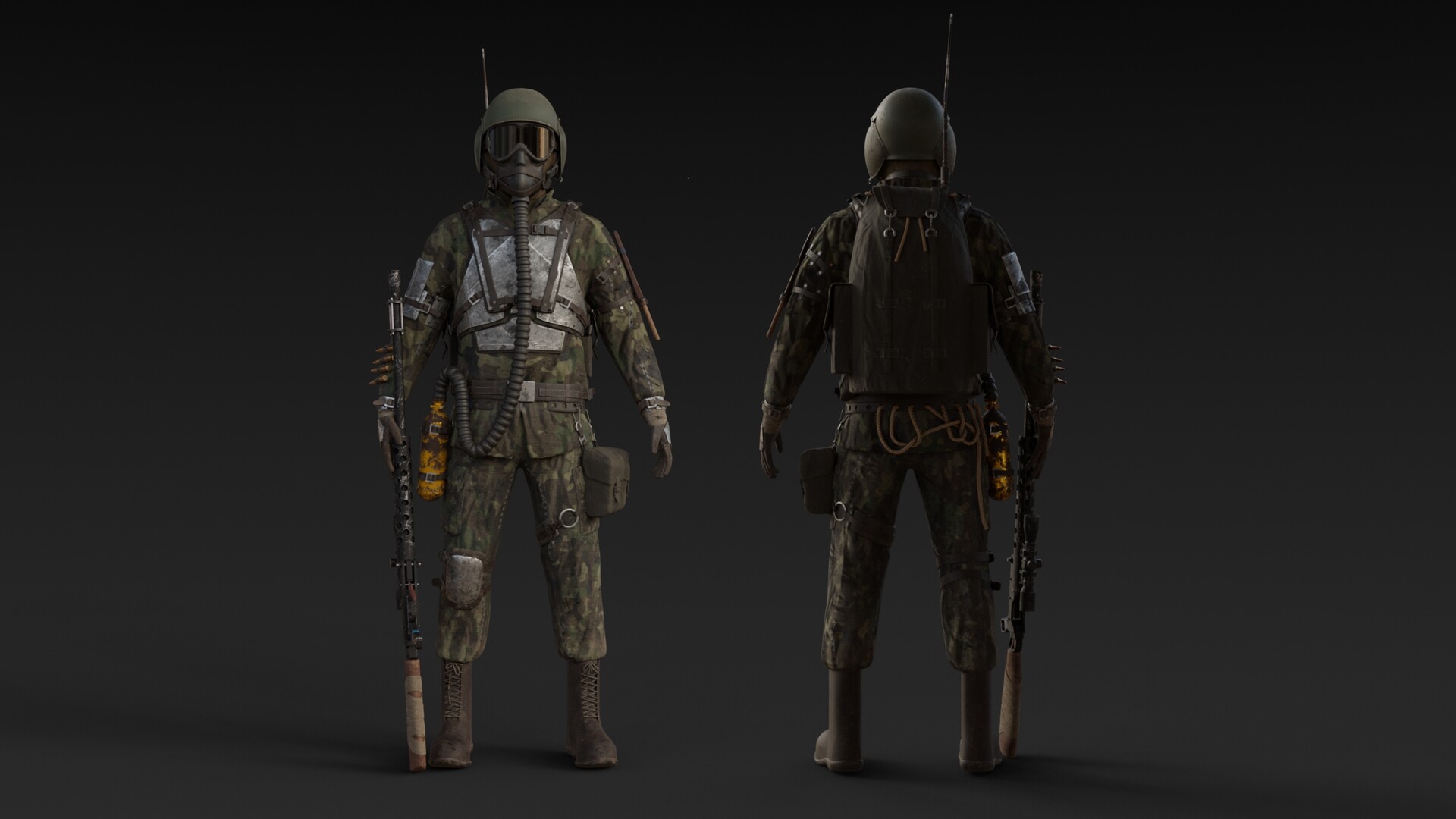 Artstation - Postapocalyptic Soldier