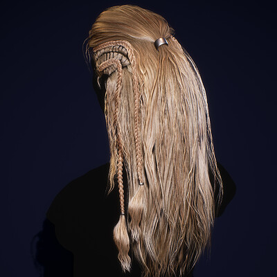 Viking Female Realtime Hairstyle - Unreal Engine 
