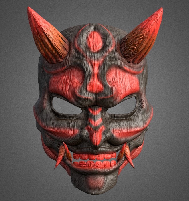 ArtStation - Oni Mask