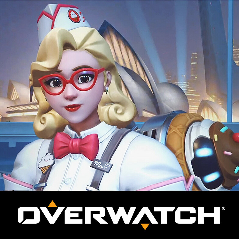 ArtStation OVERWATCH Mei 'Sprinkles' Character Skin
