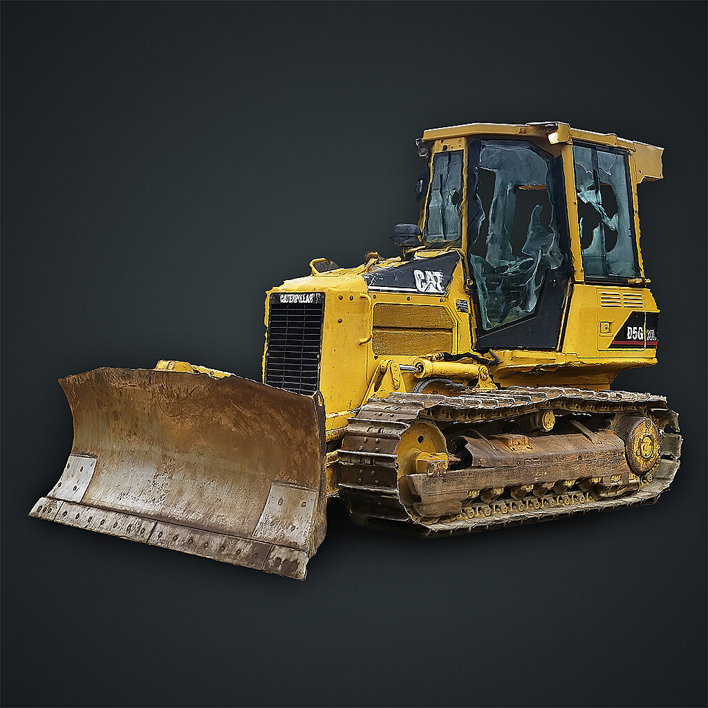 ArtStation - Bulldozer Photogrammetry