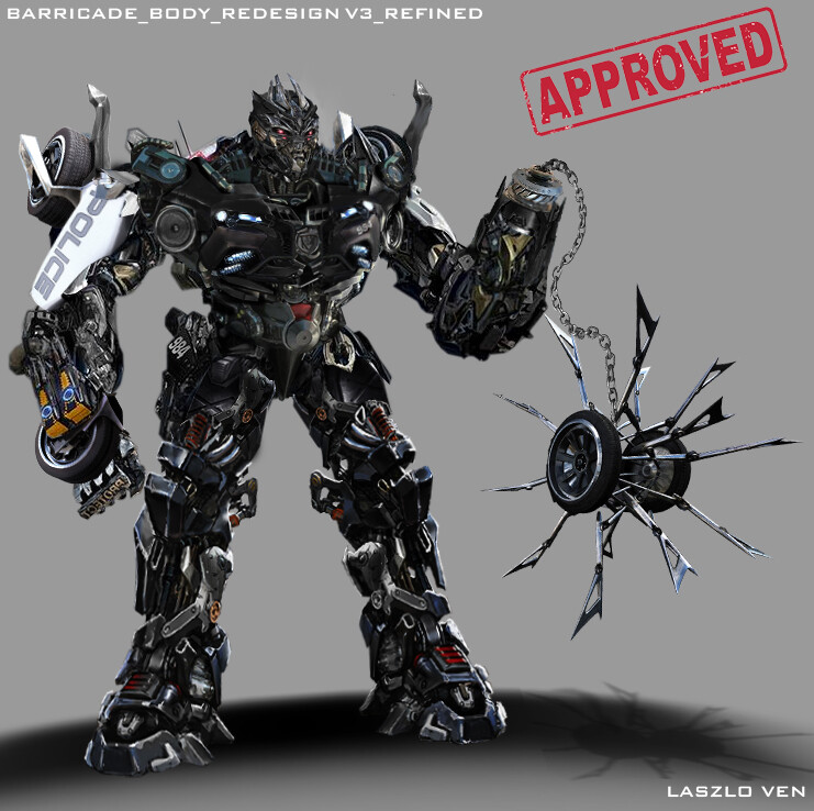 ArtStation - Transformers Rise Of Unicron - Barricade Redesigns