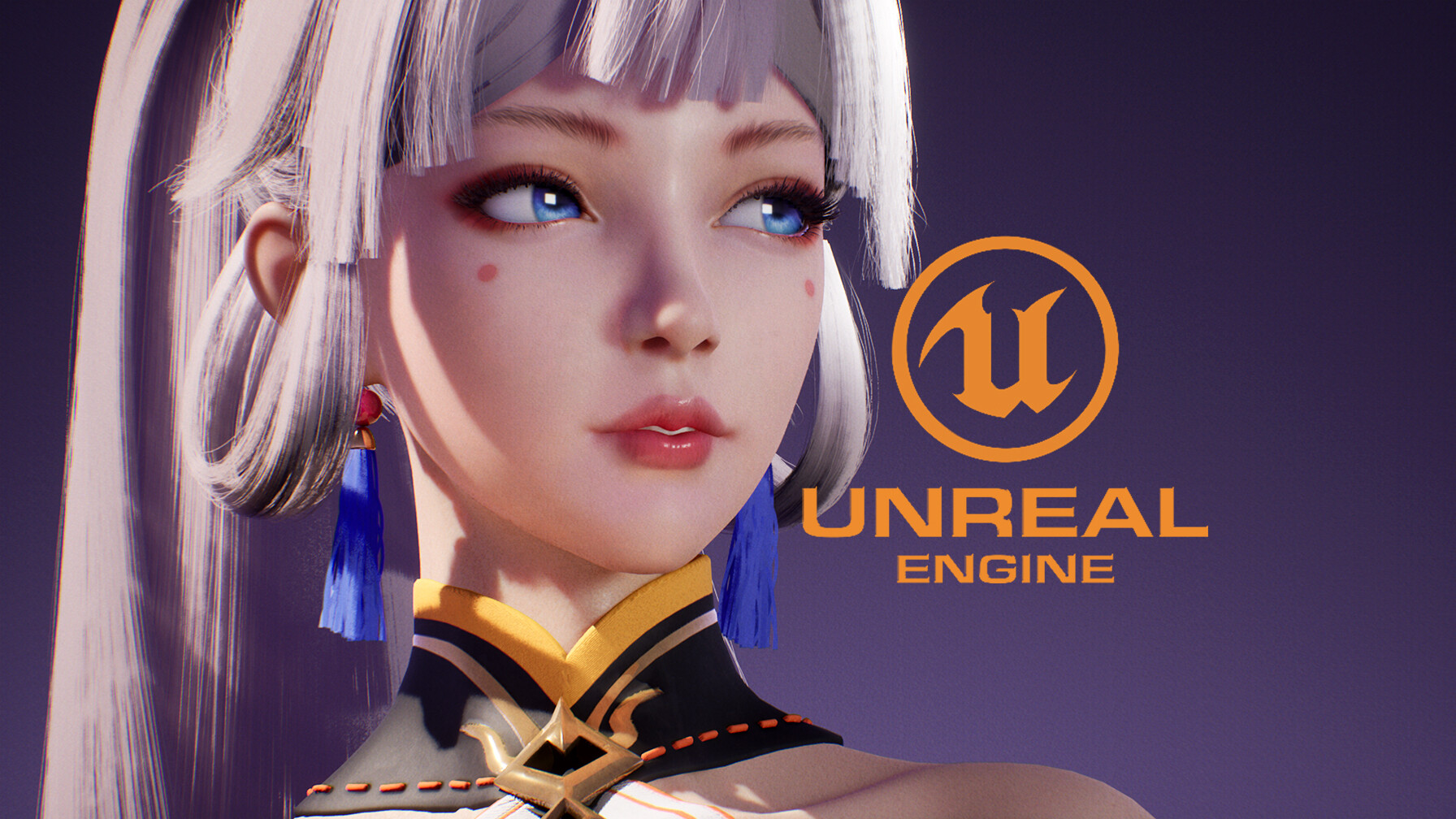 ArtStation - UNREAL ENGINE 4.26.2 GIRL real-time rendering