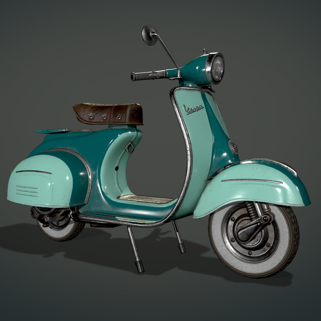 ArtStation - Vespa 125 Primavera