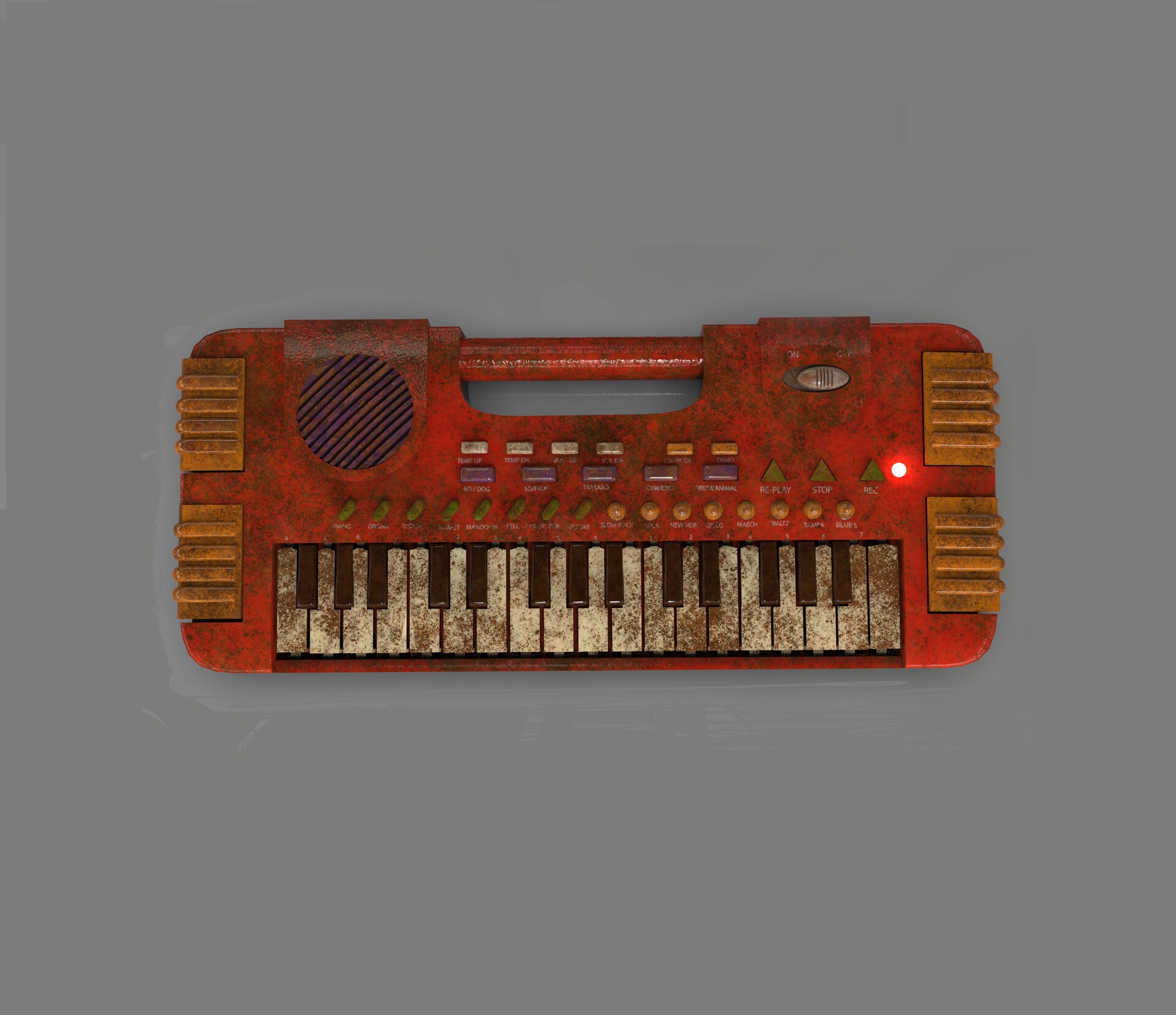 ArtStation - old Toy Keyboard