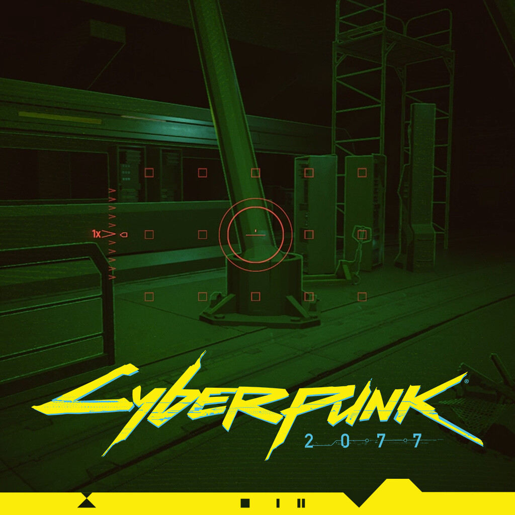 ArtStation - Cyberpunk 2077 - Night Vision Post Process