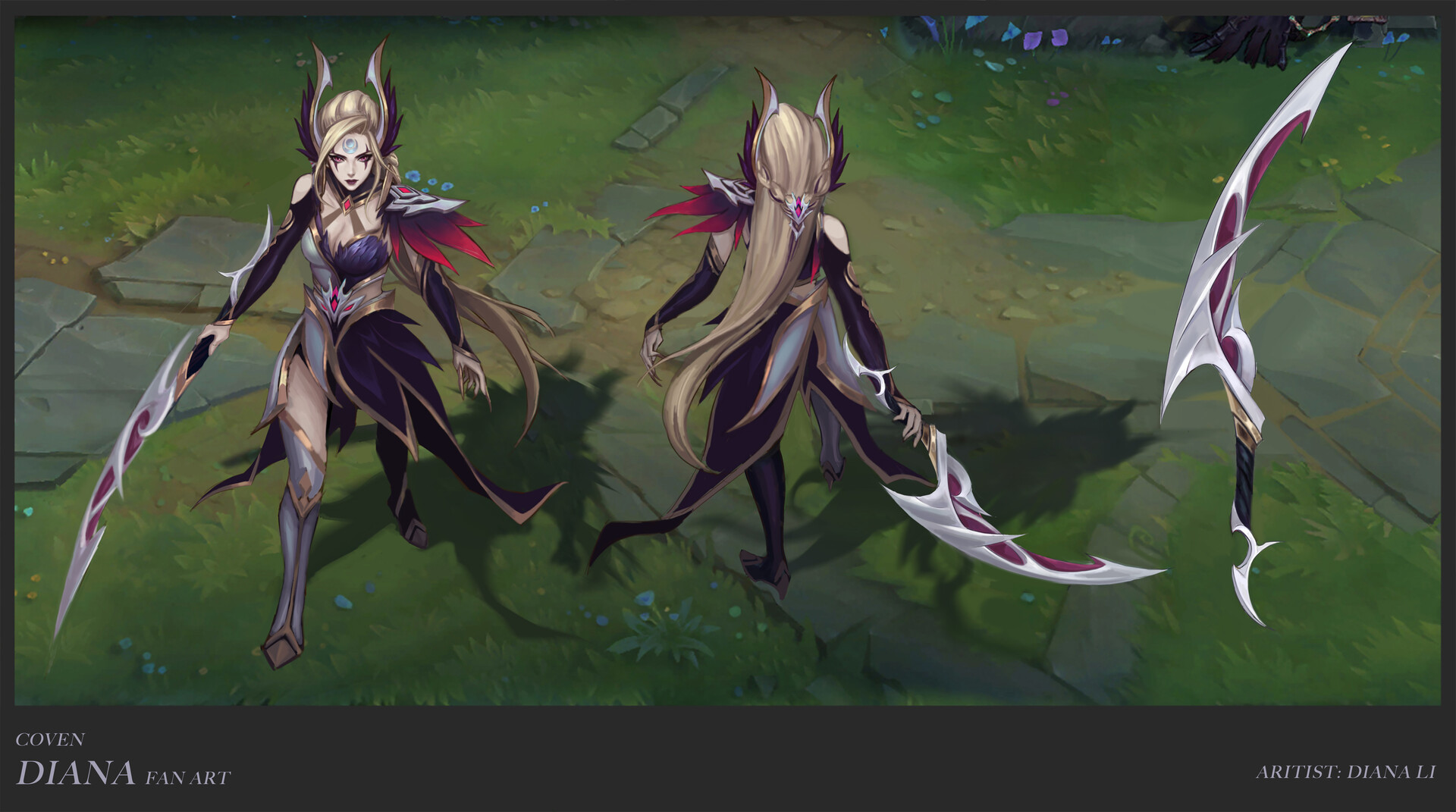 Coven Diana Fan Skin Concept 