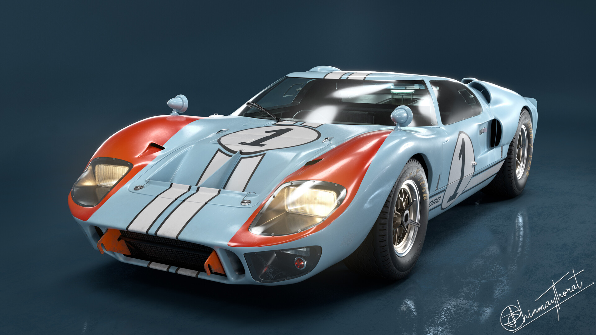 ArtStation - Ford GT 40 Mk.2