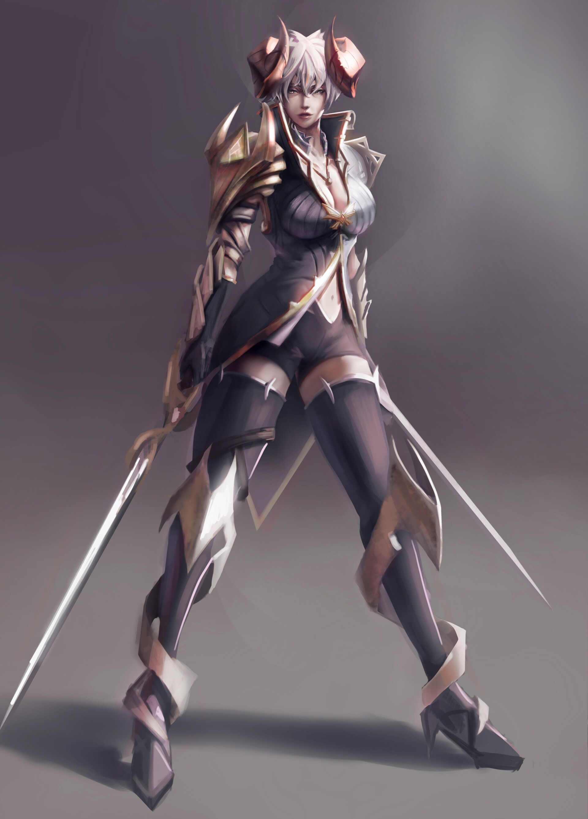 ArtStation - Female Warrior Character Design