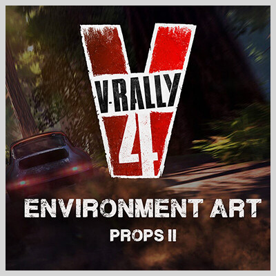 ArtStation - V-Rally 4 Environment Art - Props II