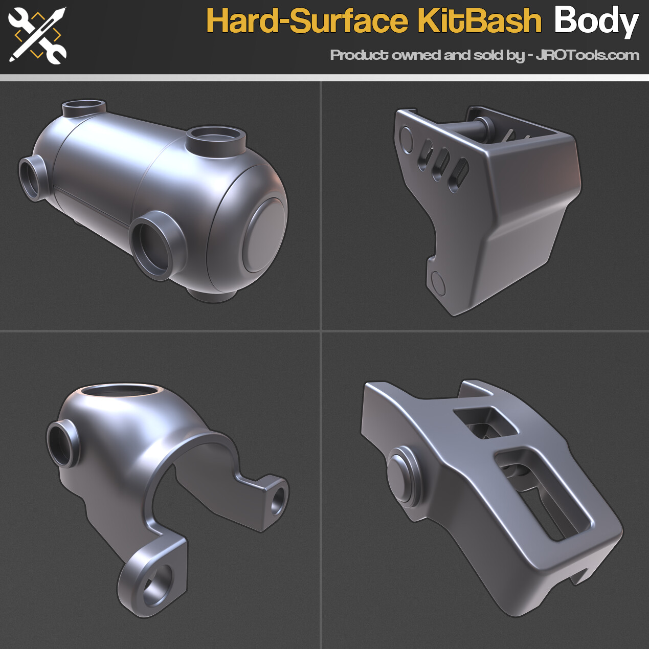 ArtStation JRO Hard Surface Kitbash Vol.1 Body