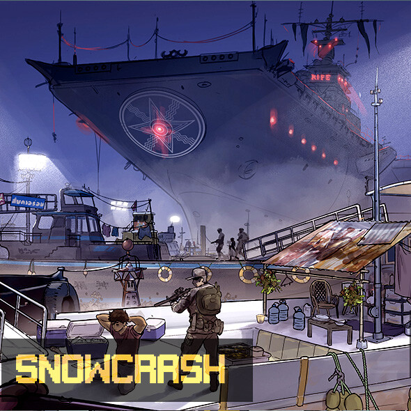 ArtStation - Snow Crash: The Raft