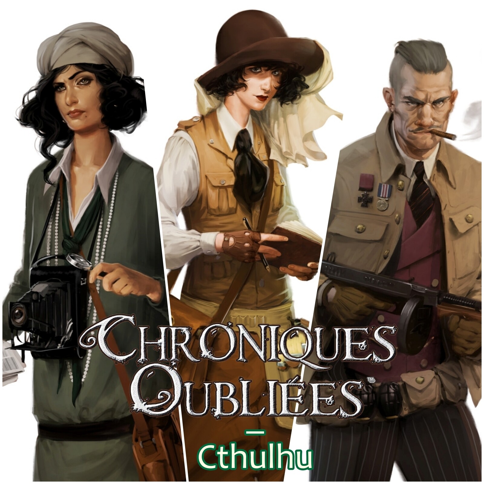 Chroniques Oubliées: Cthulhu - Characters