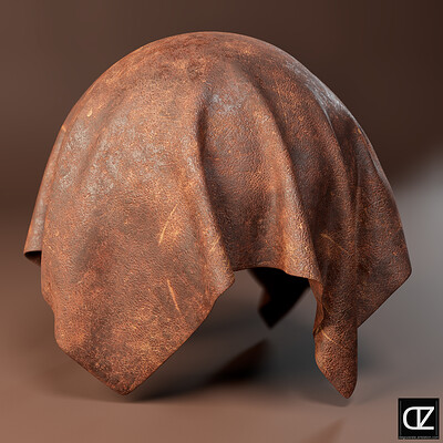 PBR - OLD AND DIRTY WASTE LEATHER FABRIC - 4K MATERIAL