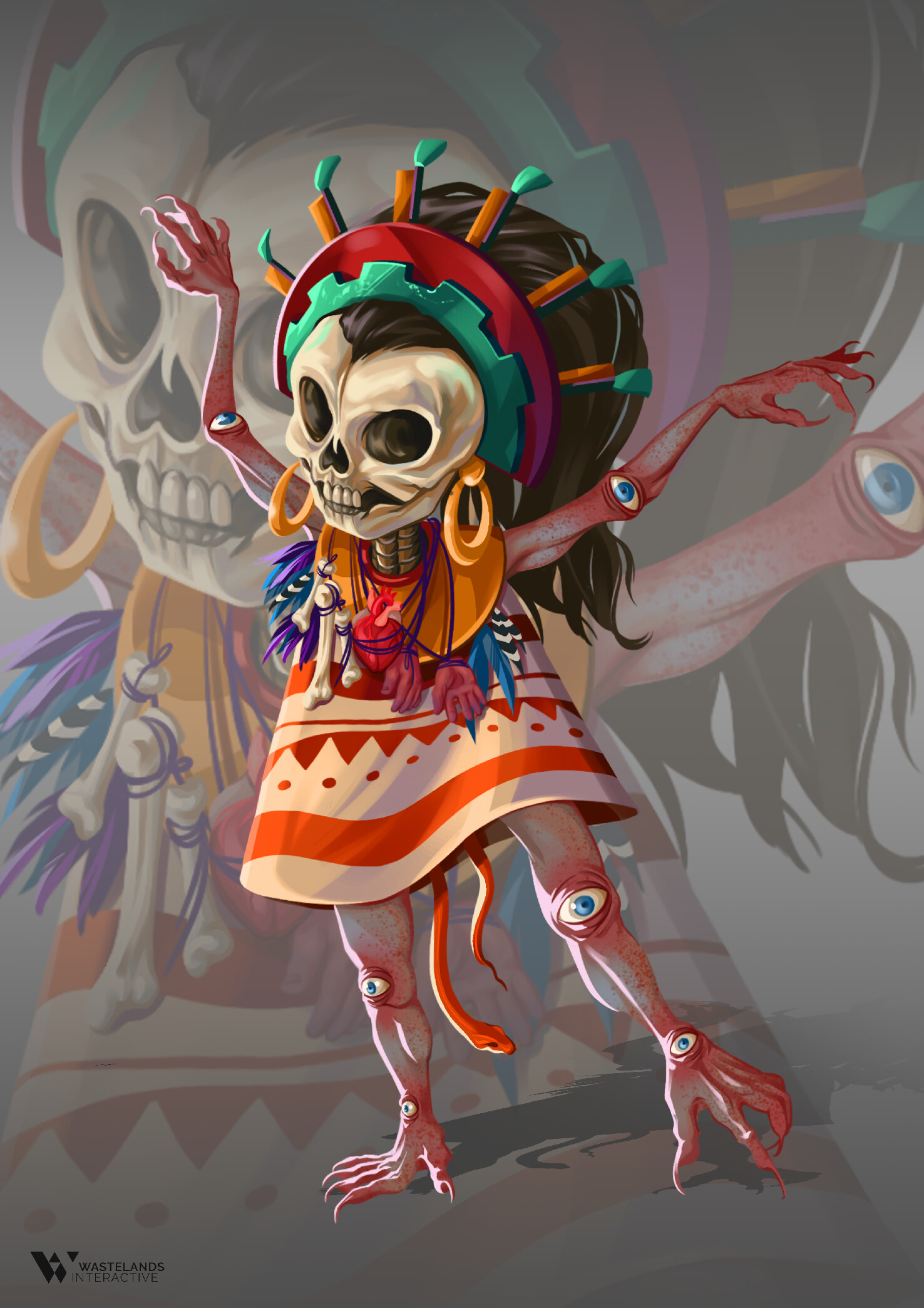ArtStation - Aztec characters