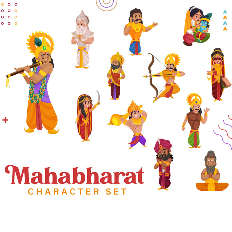 ArtStation - Mahabharat - Cartoon Character Series