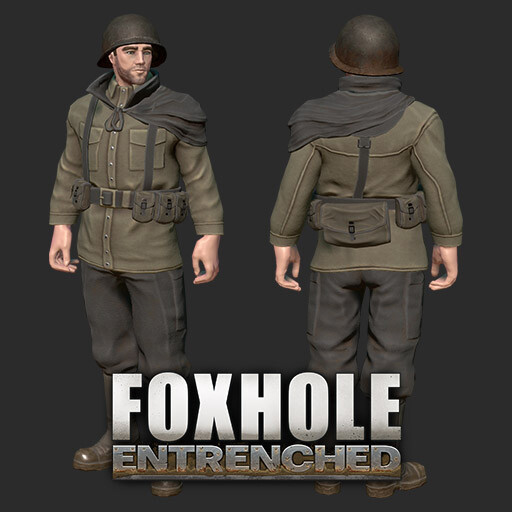 Artstation Foxhole Entrenched Colonial Uniforms