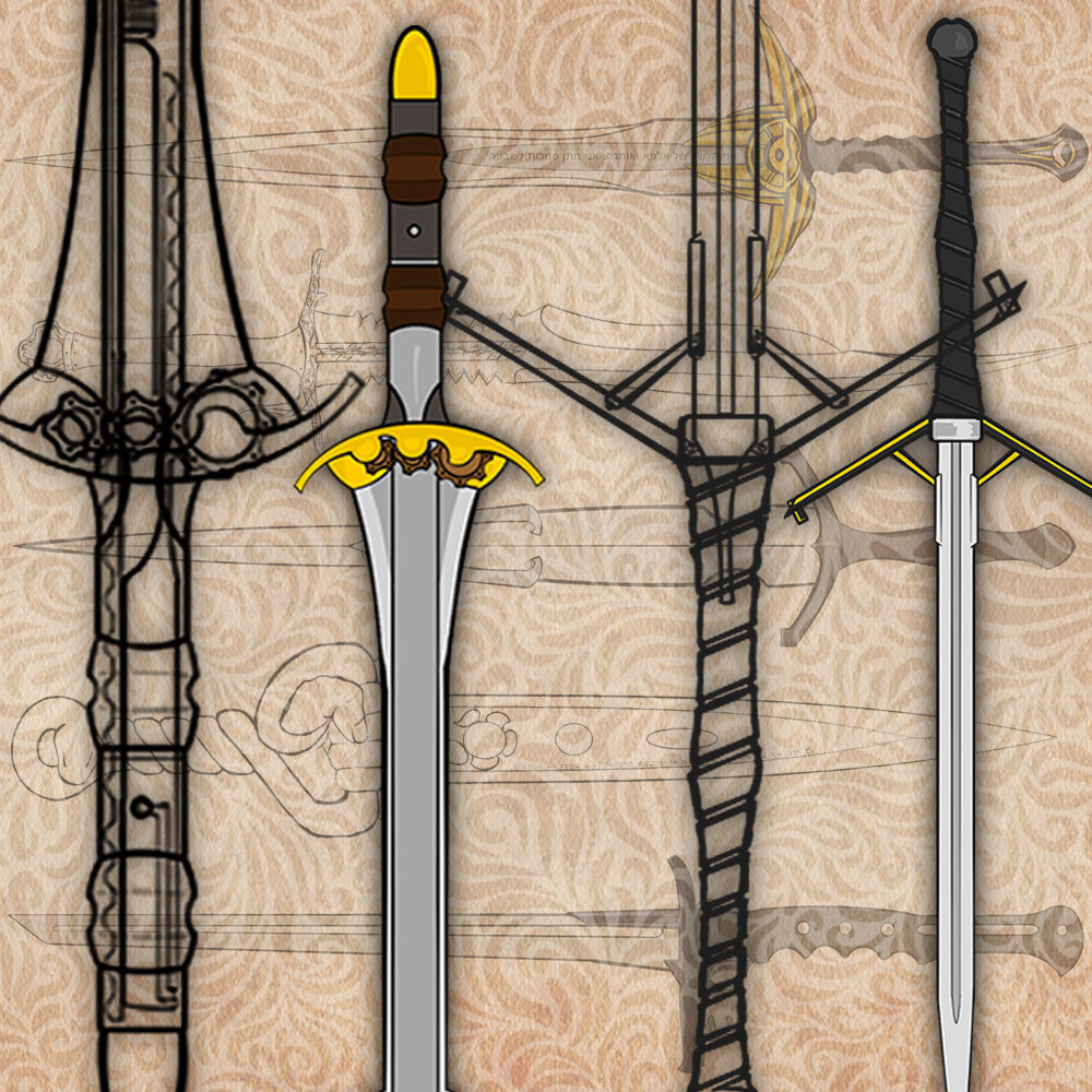 Alexander Empyre - Sword Schematics & Concept Art