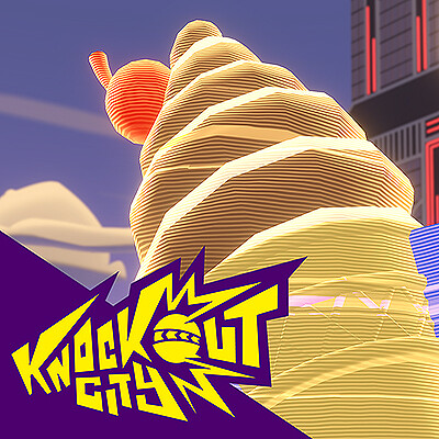 knockout City: Galaxy Burger Environment