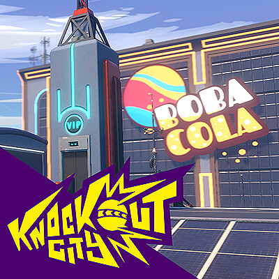  knockout City: Rooftop Rumble Environment