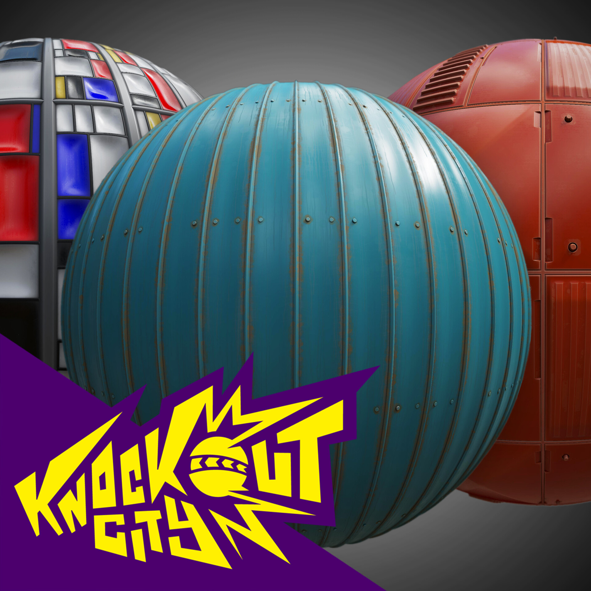ArtStation Knockout City Materials B