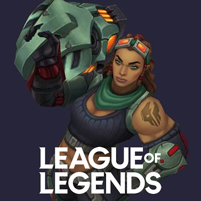 Infected Astronaut Illaoi  League of Legends Skin Concept by