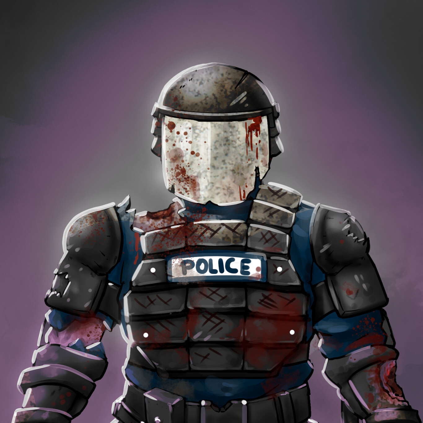 Riot gear hot sale zombie