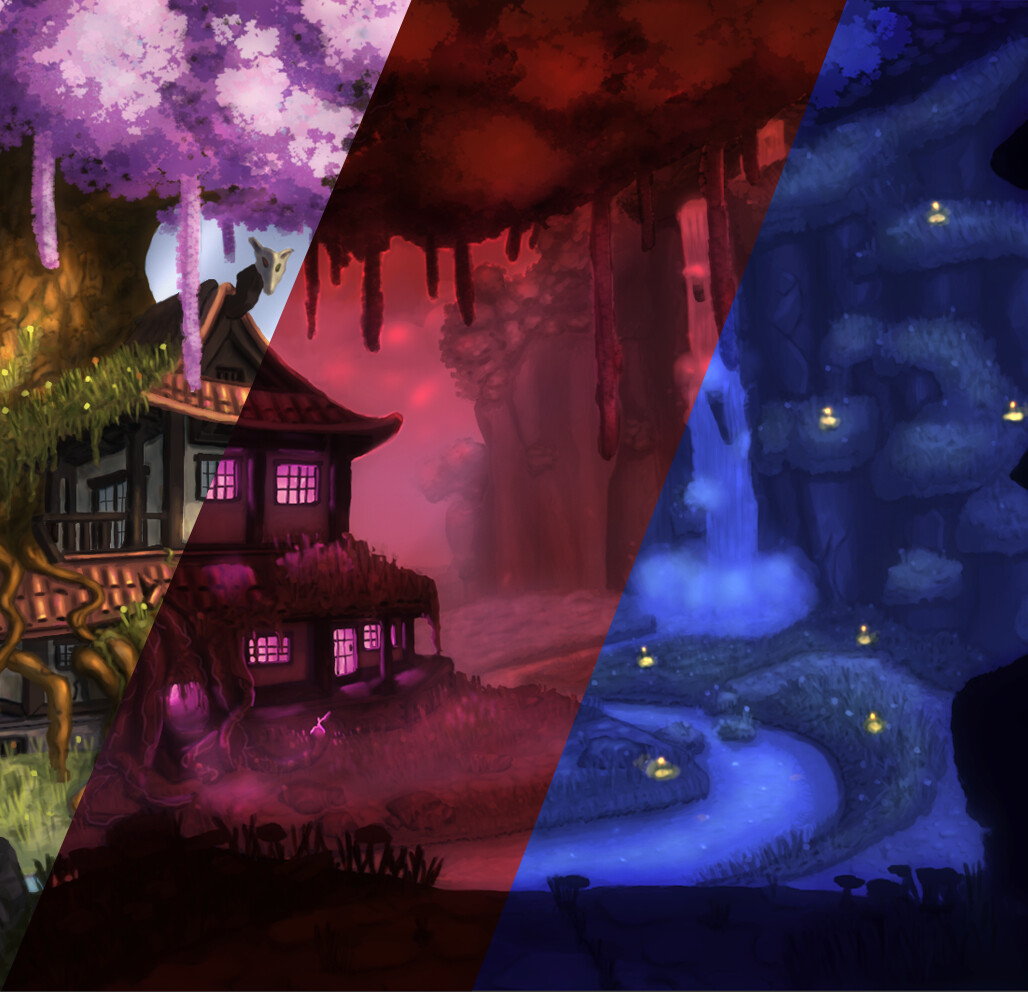 ArtStation Kitsune house