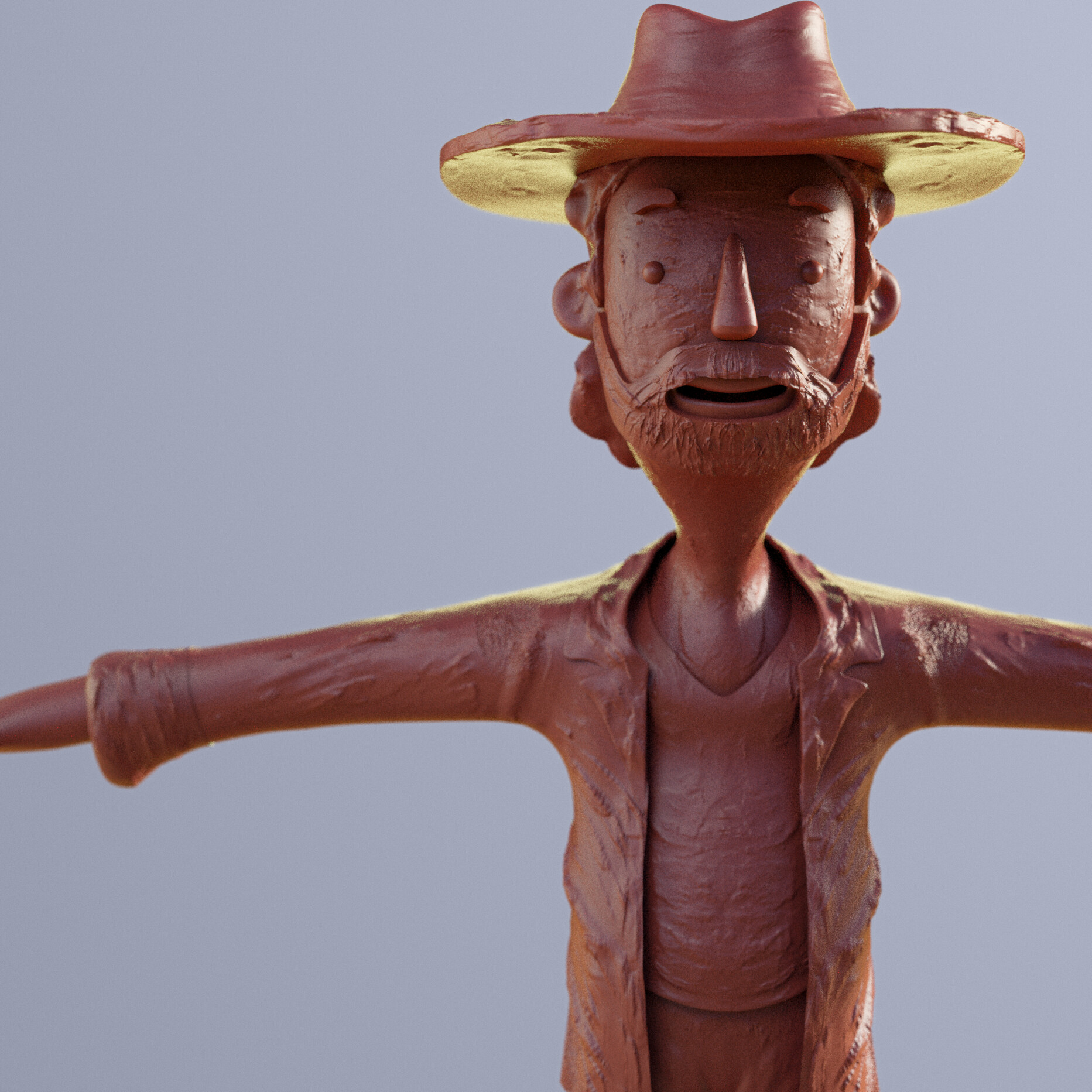 mannequin into clay in zbrush