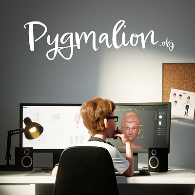 PYGMALION.obj   |  animated short film (2021)   |  lighting, shading, grading, rendering
