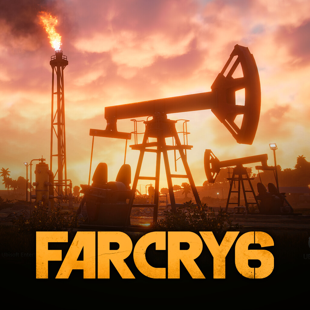 ArtStation Far Cry 6 Oil Derricks