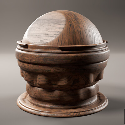 PBR - WOOD FORNITURE SURFACE 08  - 4K MATERIAL 