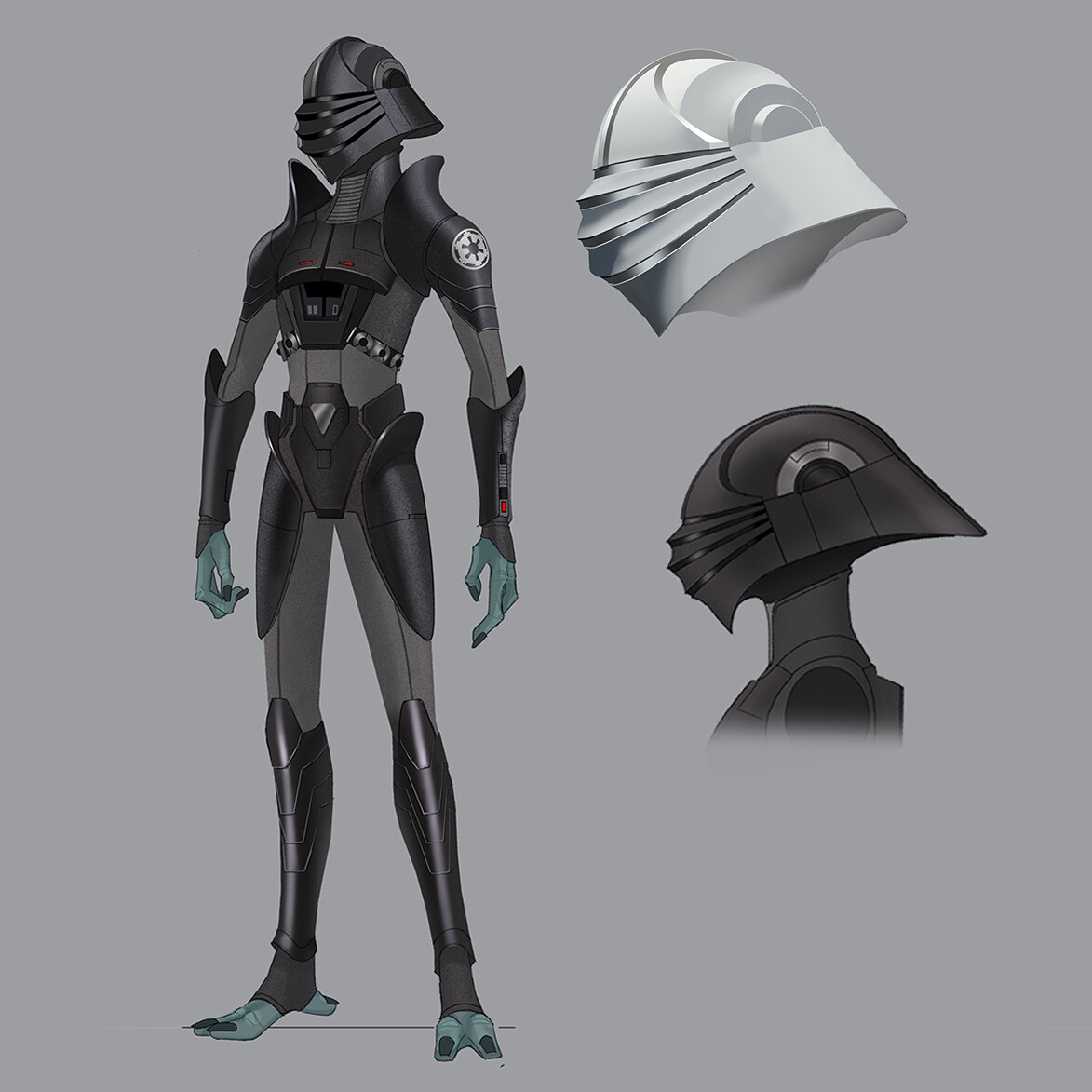 ArtStation - Star Wars Rebels: Eighth Brother concept and ortho views