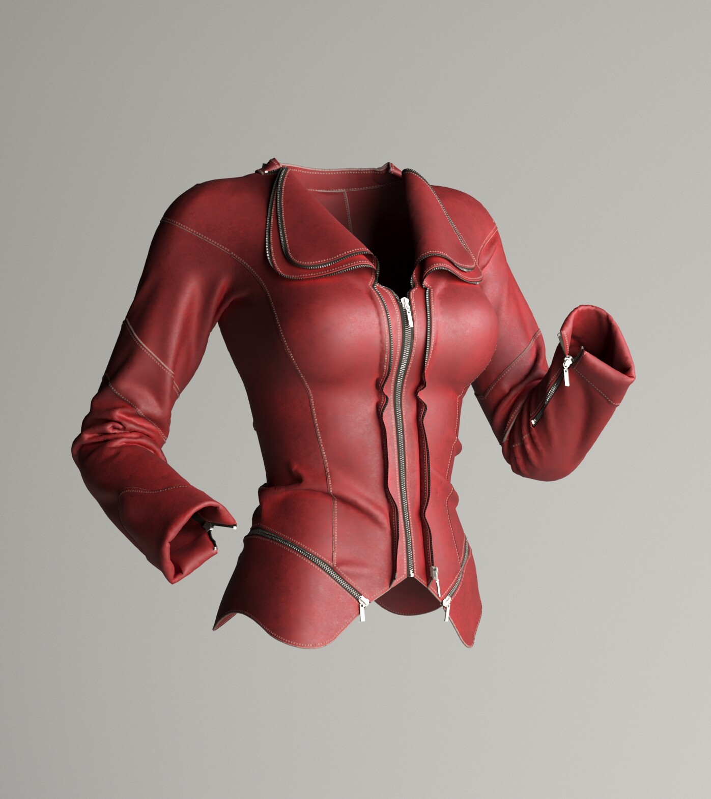 ArtStation - Leather jacket