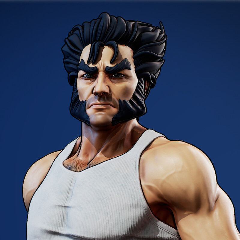 Wolverine Fan Art - Real Time
