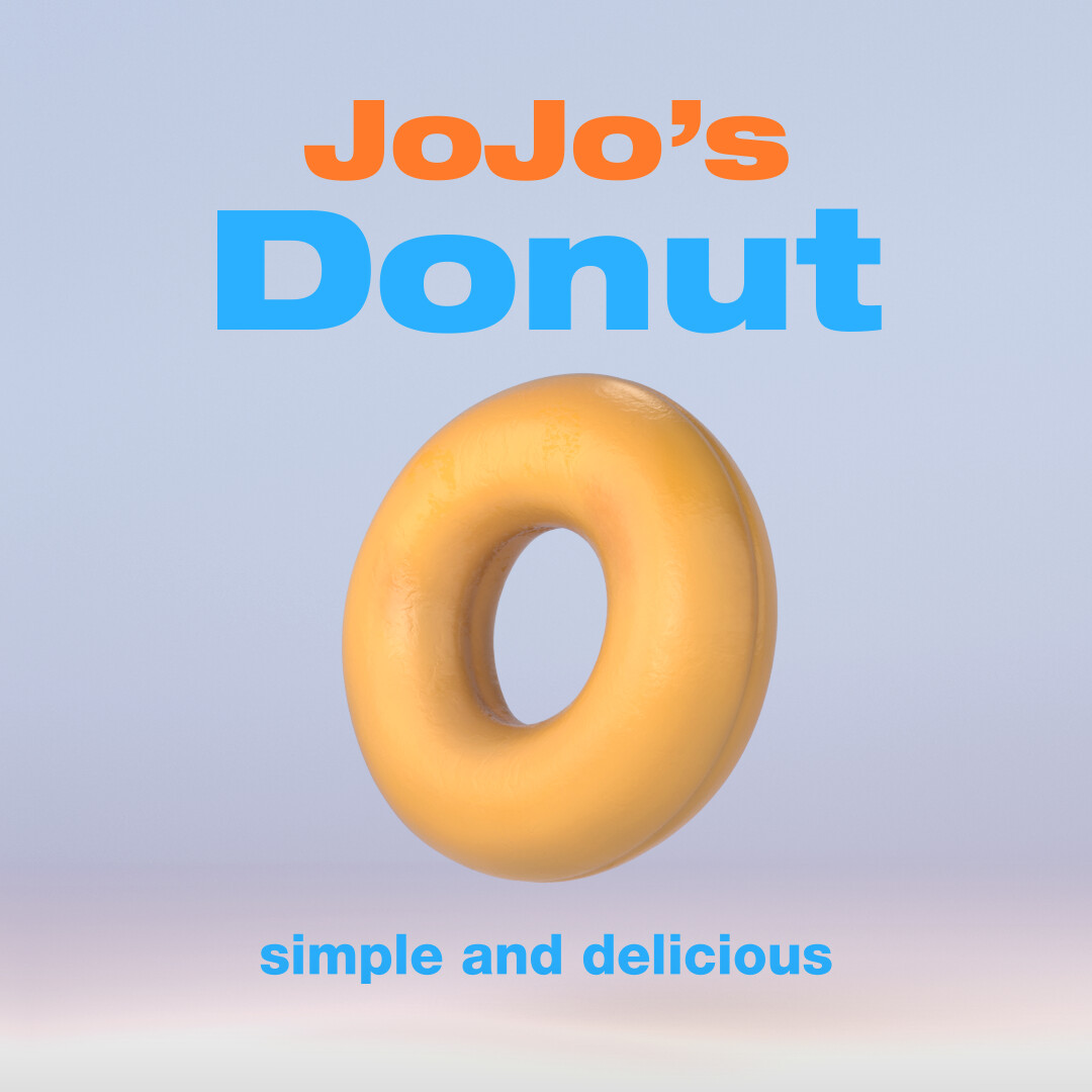 ArtStation JoJo's Donut