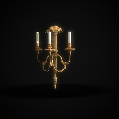 Roses Louis XVI Wall Light