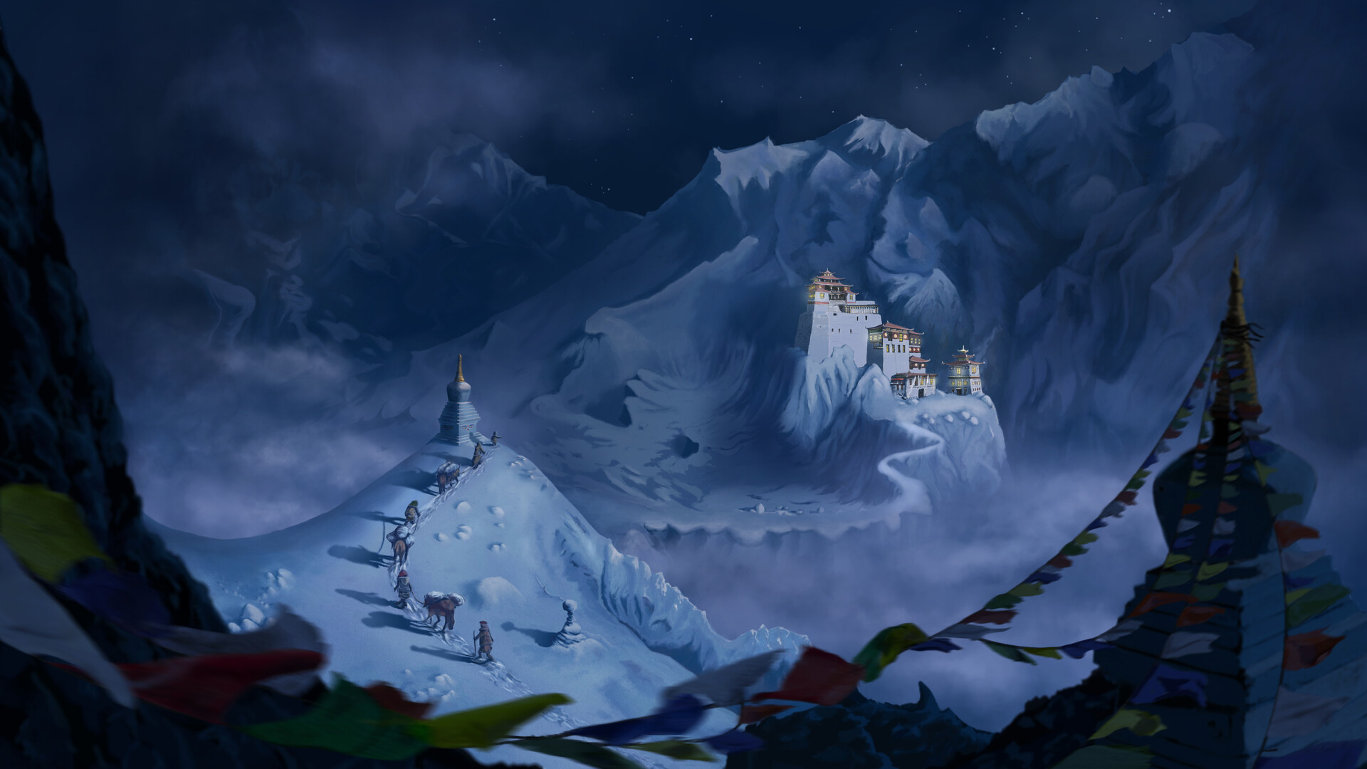 ArtStation - A Midwinter Night's Dream