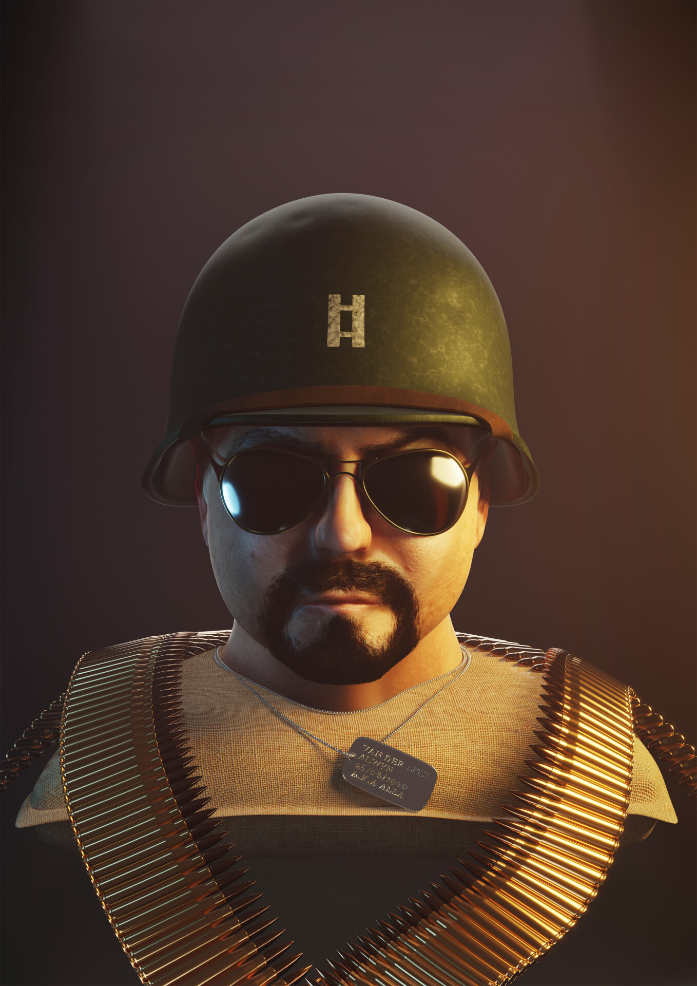 Artstation - Cpt. Alwyn Van Der Lith (3d Portrait)