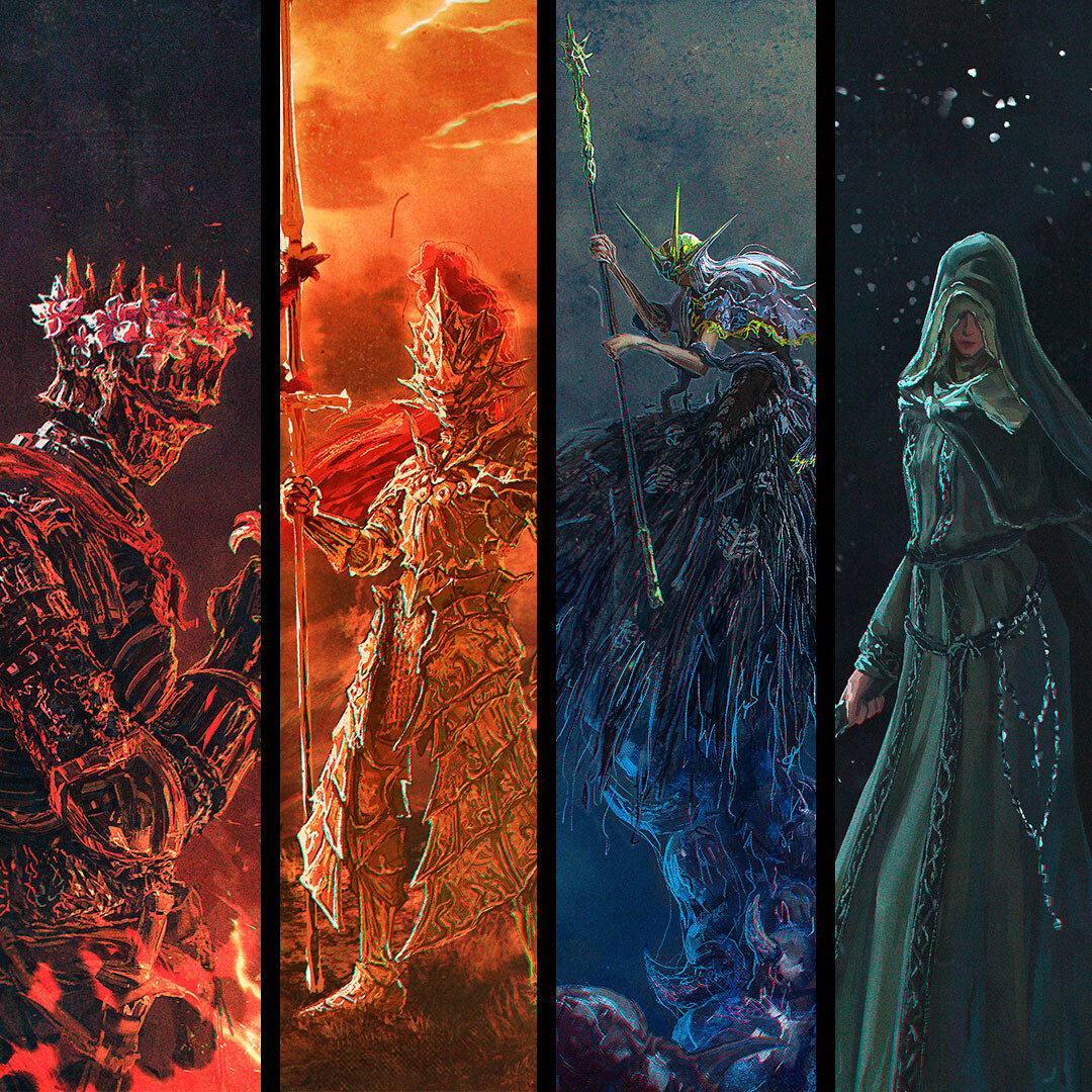 ArtStation - Dark Souls bosses