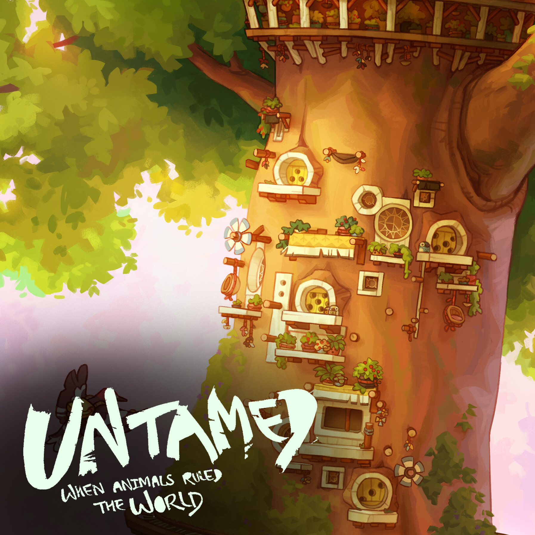 ArtStation Untamed World Village Tree