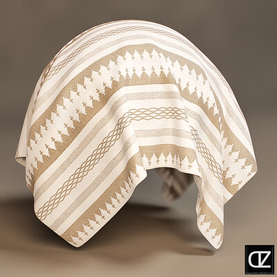 PBR - RUSTIC BLANKET OR CARPET - 4K MATERIAL
