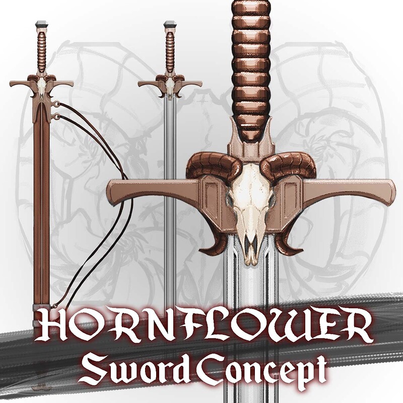 Hornflower - Knight's Sword Concept