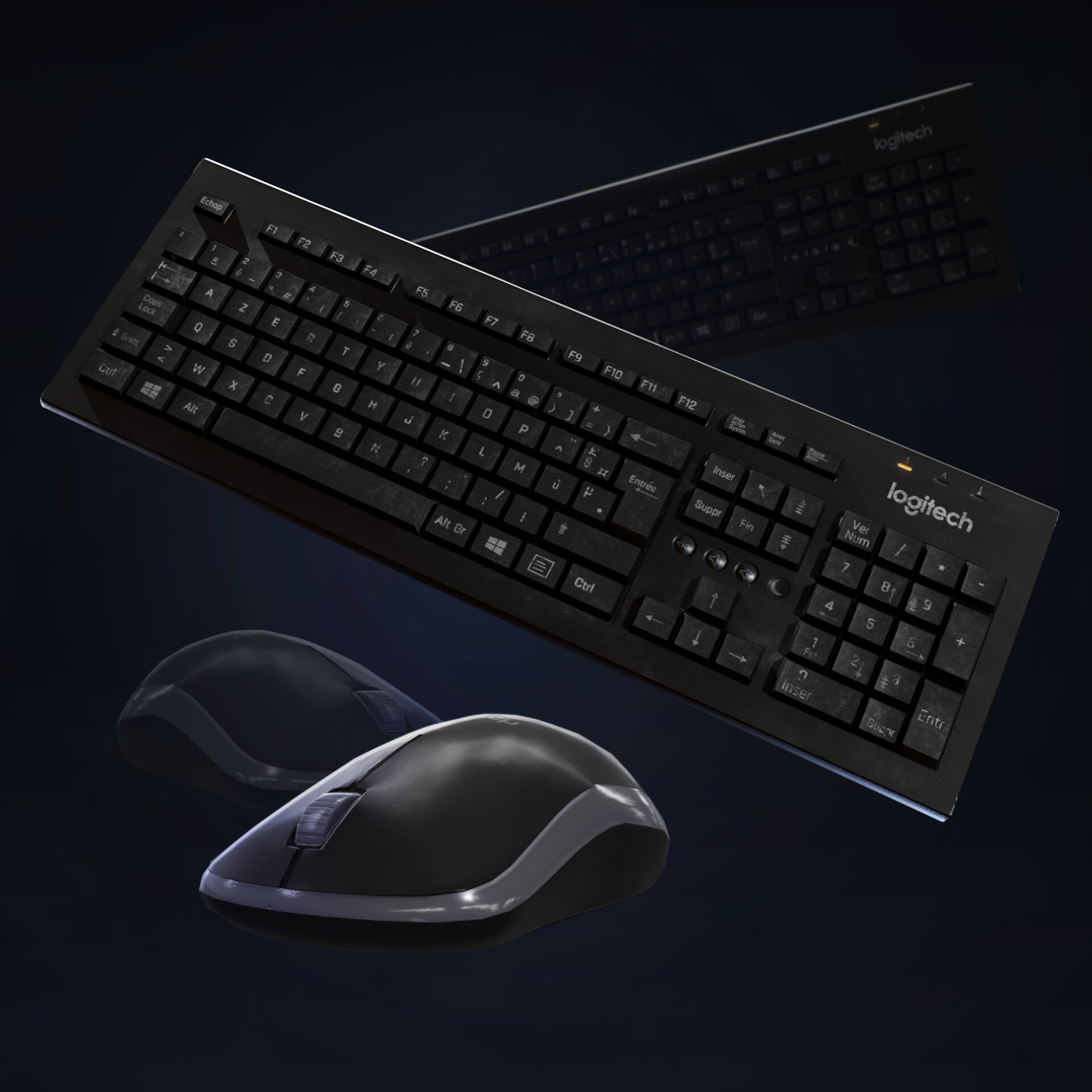 ArtStation - Mouse and Key Board Wireless