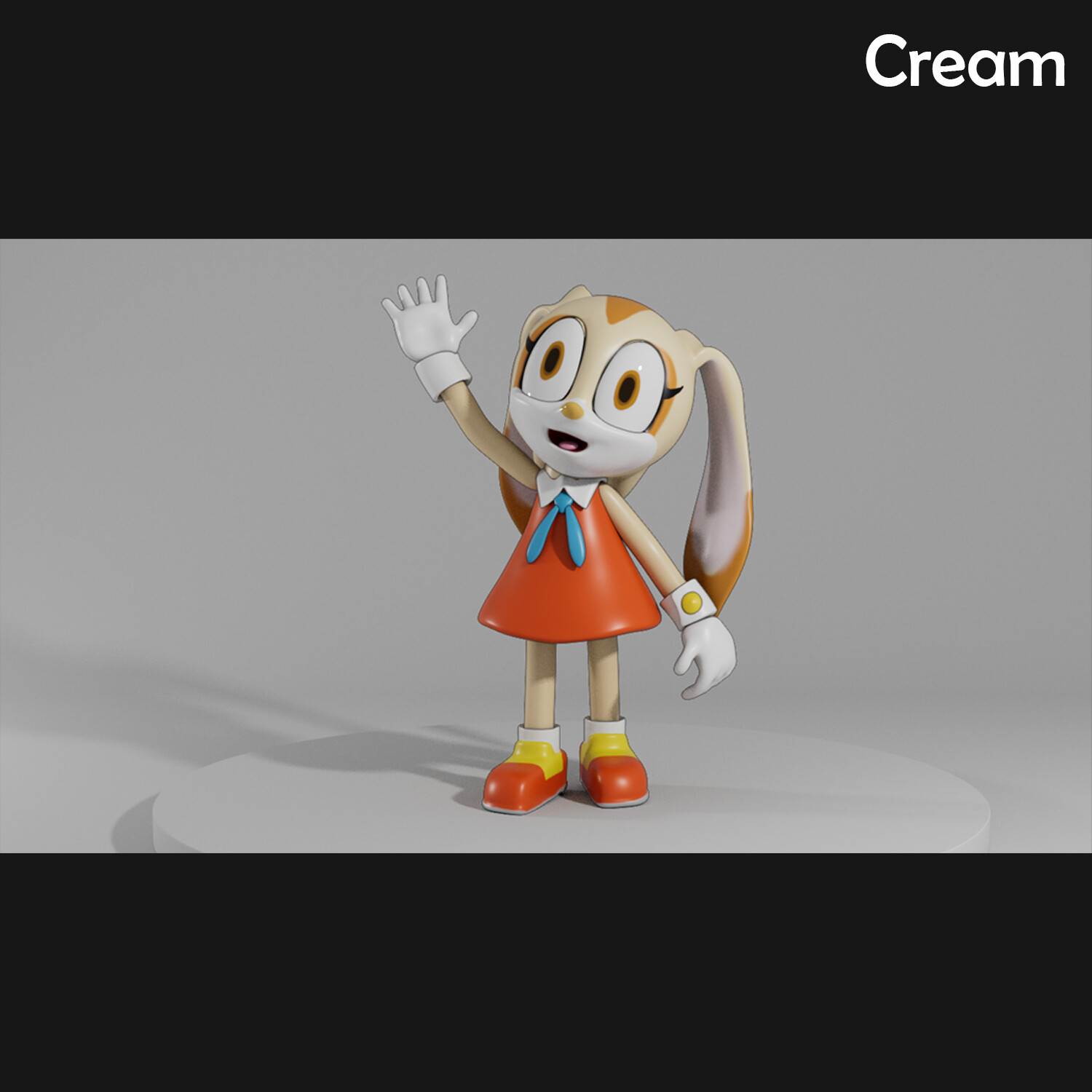 ArtStation - Cream modeling + rigg