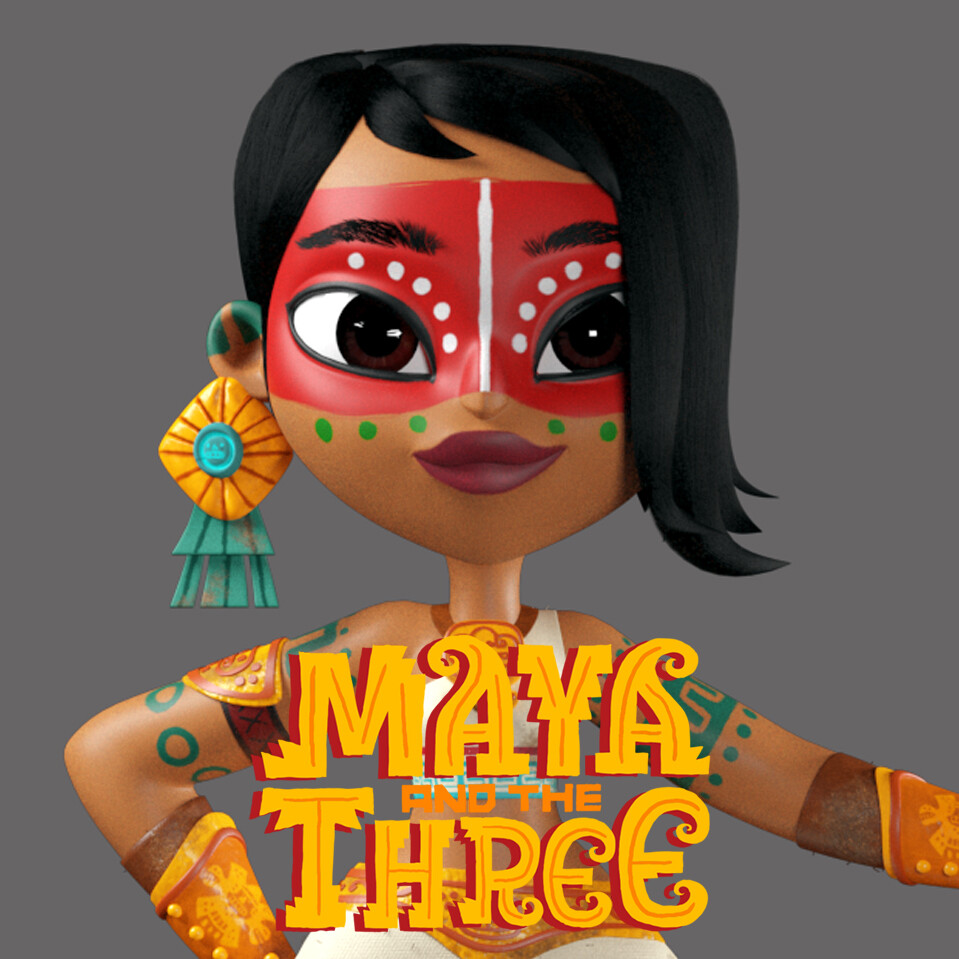 Artstation Maya And The Three