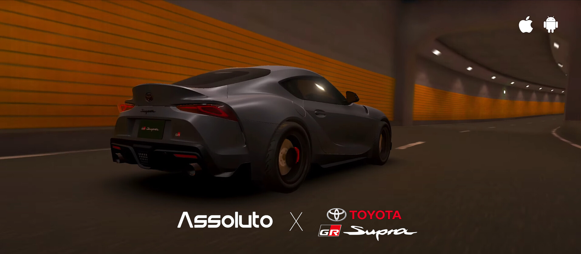 ArtStation - (Mobile Game Assoluto Racing ) Tokyo express way map, and  Supra video