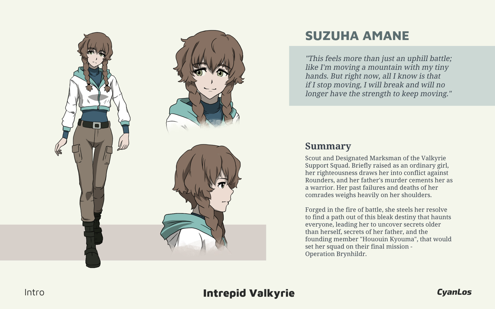 ArtStation - Steins;Gate - Intrepid Valkyrie - Character Design (Heroes)